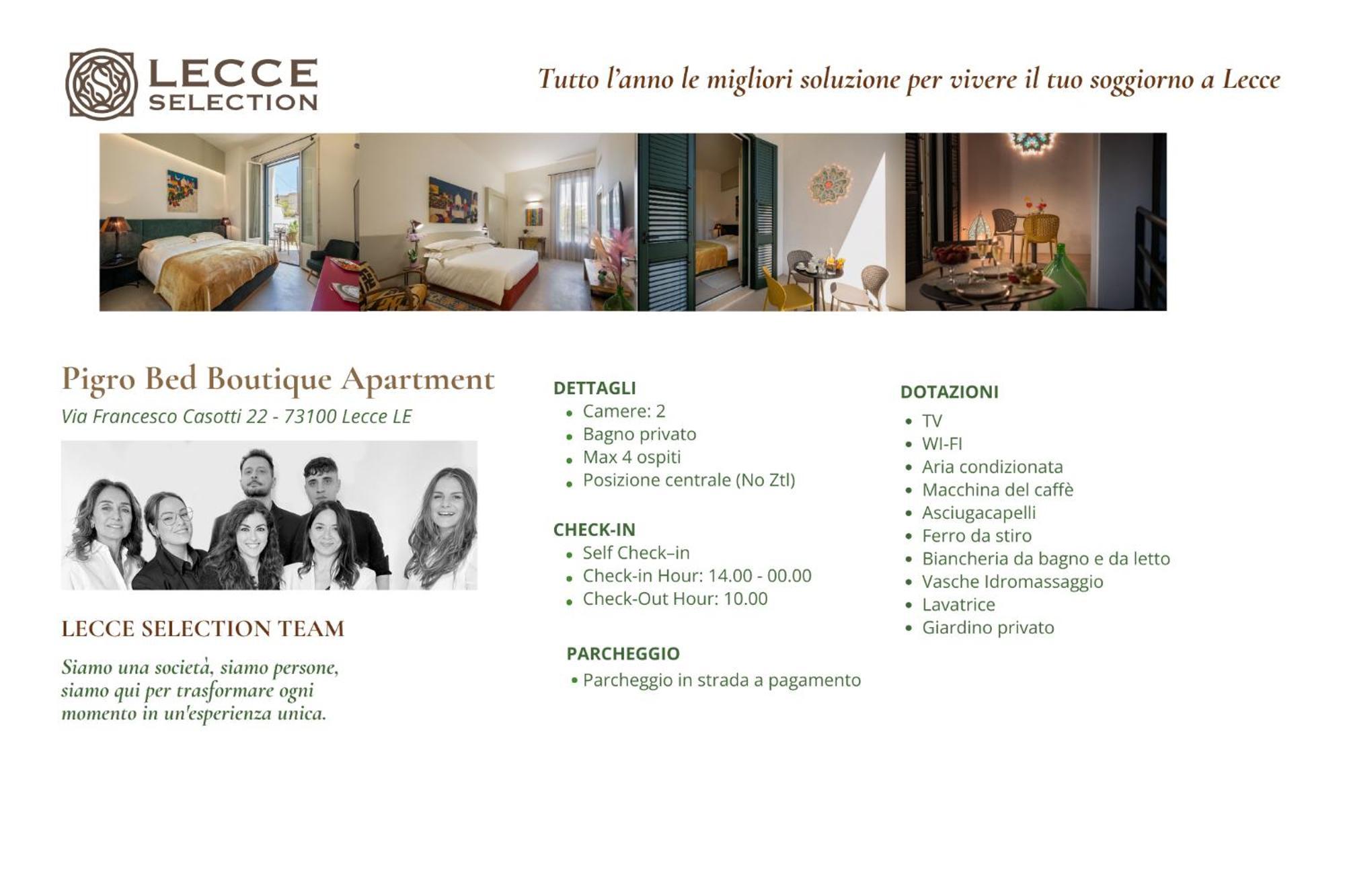 Pigro Bed - Boutique Apartment & Garden By Lecce Selection Exterior photo